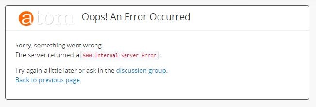 Server Error 500 exporting to .csv